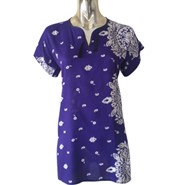 Boho Royal Blue Beach Tunic